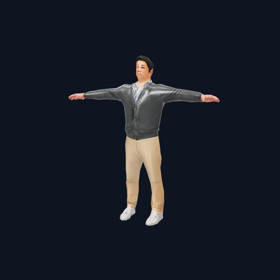 Casual Male Standing Pose Model Pack